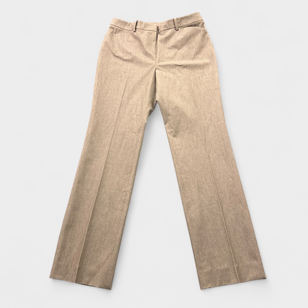 Doncaster Collection Dress Pants Womens 10 Tan Straight Leg Workwear Trousers